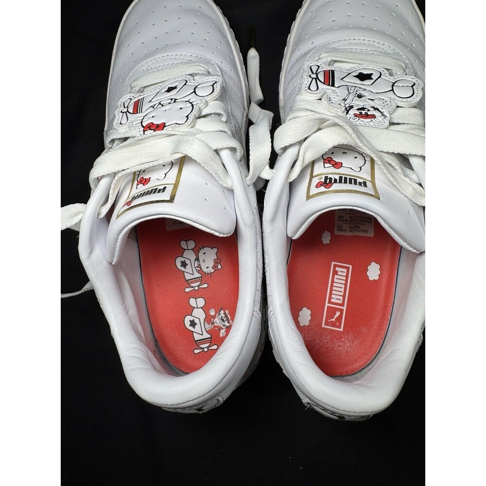 PUMA x Hello Kitty Collaboration - Cali White Sneakers - US Women Size 9.5 - Picture 9 of 13
